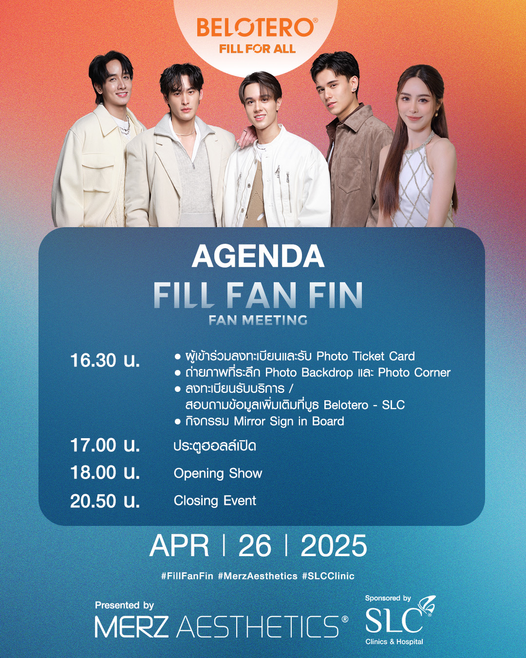 Agenda Belotero Fill For All – Fill Fan Fin Fan Meeting